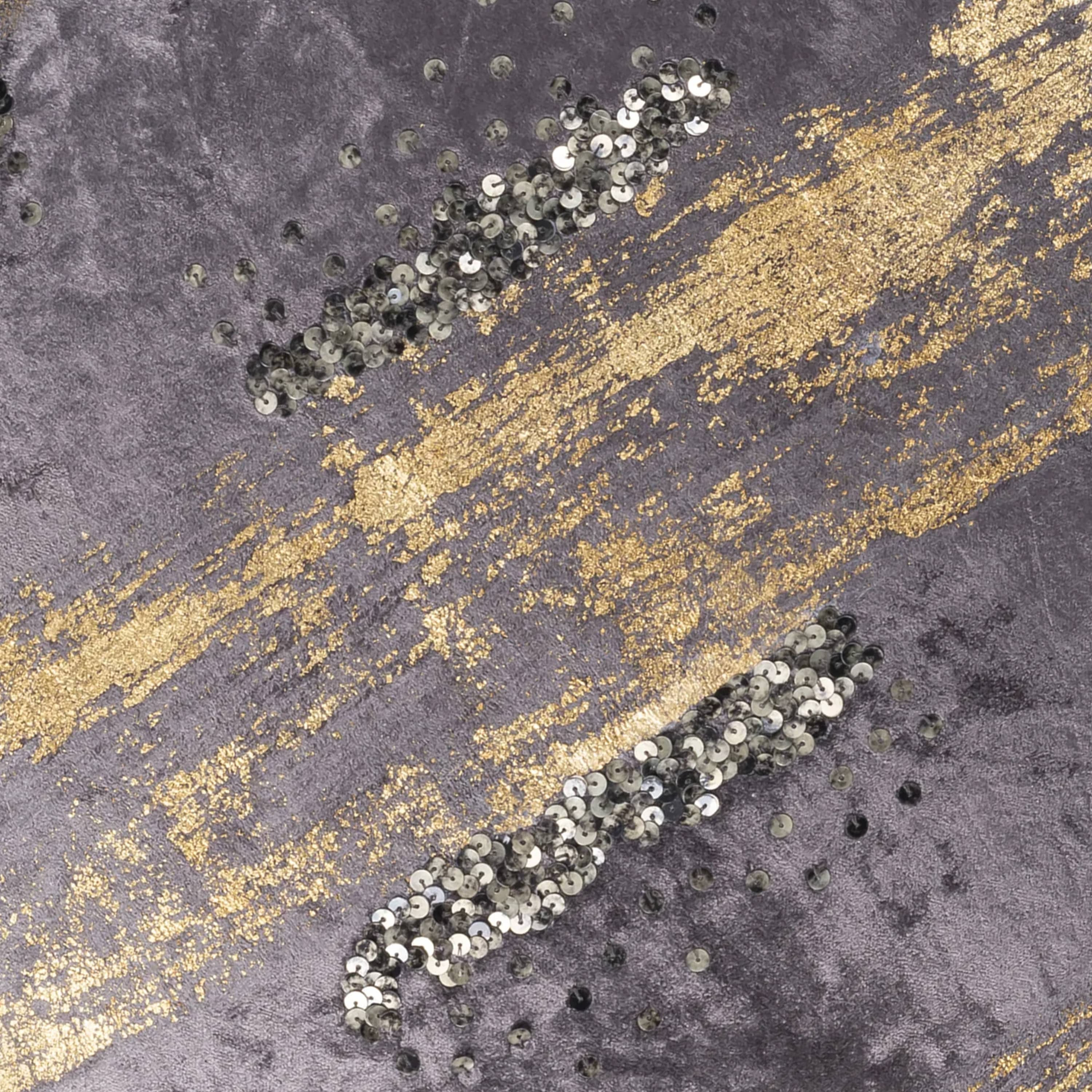 Raina Charcoal Velvet Pillow