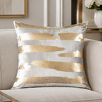 Raya Grey Gold Pillow - RAYA02J-GYGD