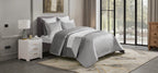 Rhodes Grey Quilt Set