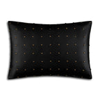 Riley Studded Black Lumbar Pillow