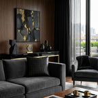 Riley Studded Black Pillow - RILEY01J-BK