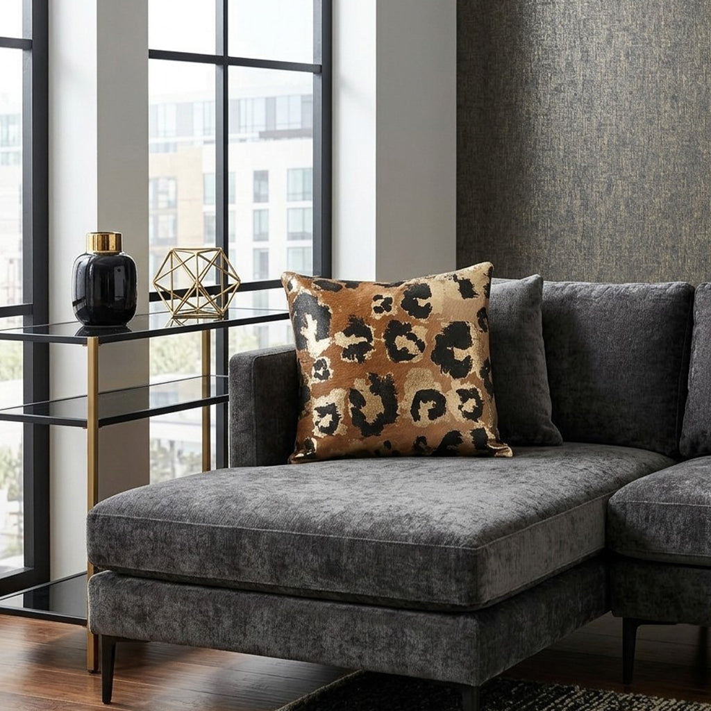 Rio Multicolor Animal Print Pillow - RIO02J-MT
