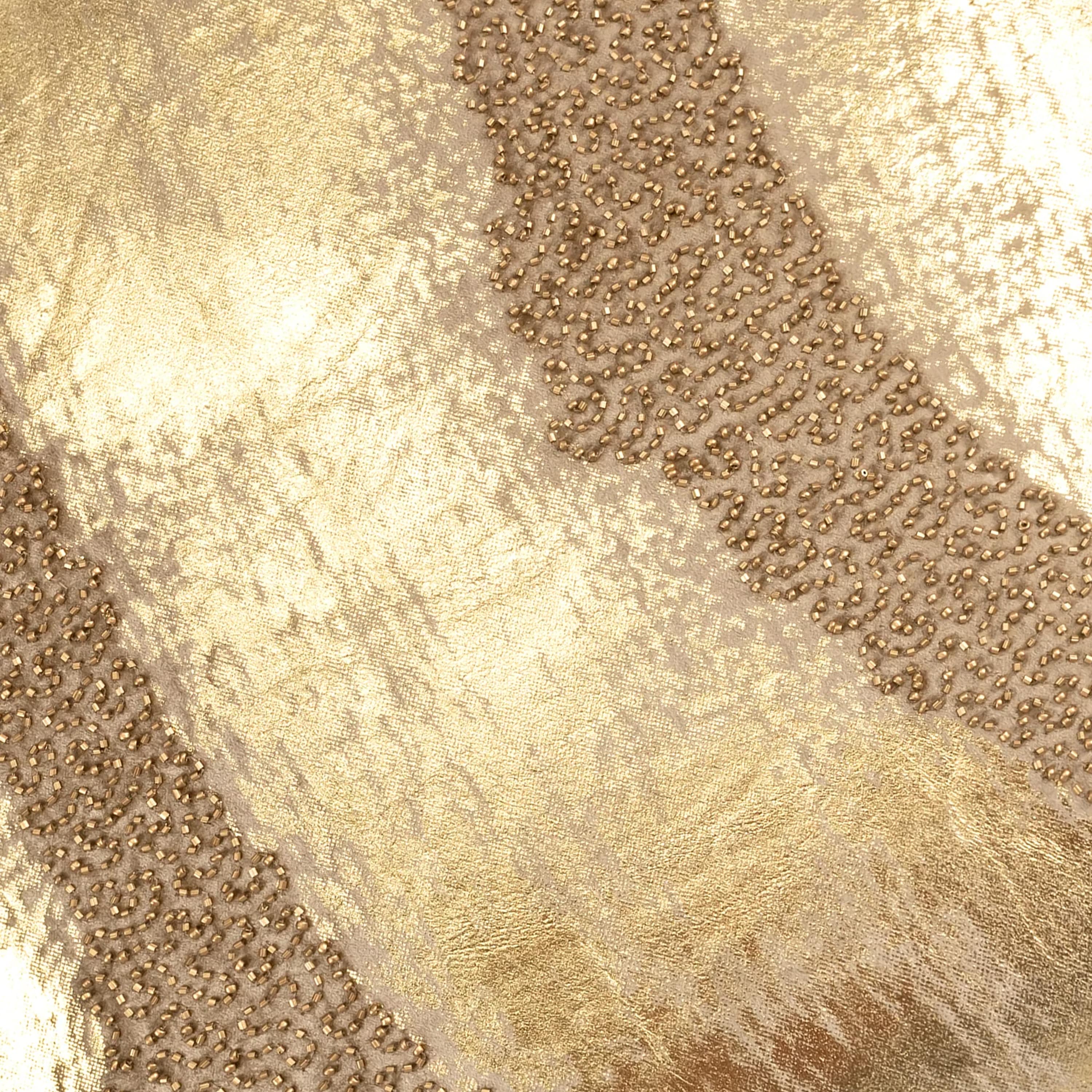 Ruza Stone And Gold Pillow