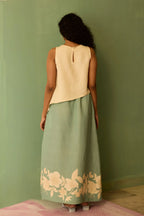 Hibiscus Anaar Asymmetrical Hem Co-ord Set