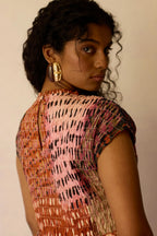Ember Hand-Painted Tiered Maxi Dress