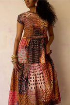 Ember Hand-Painted Tiered Maxi Dress