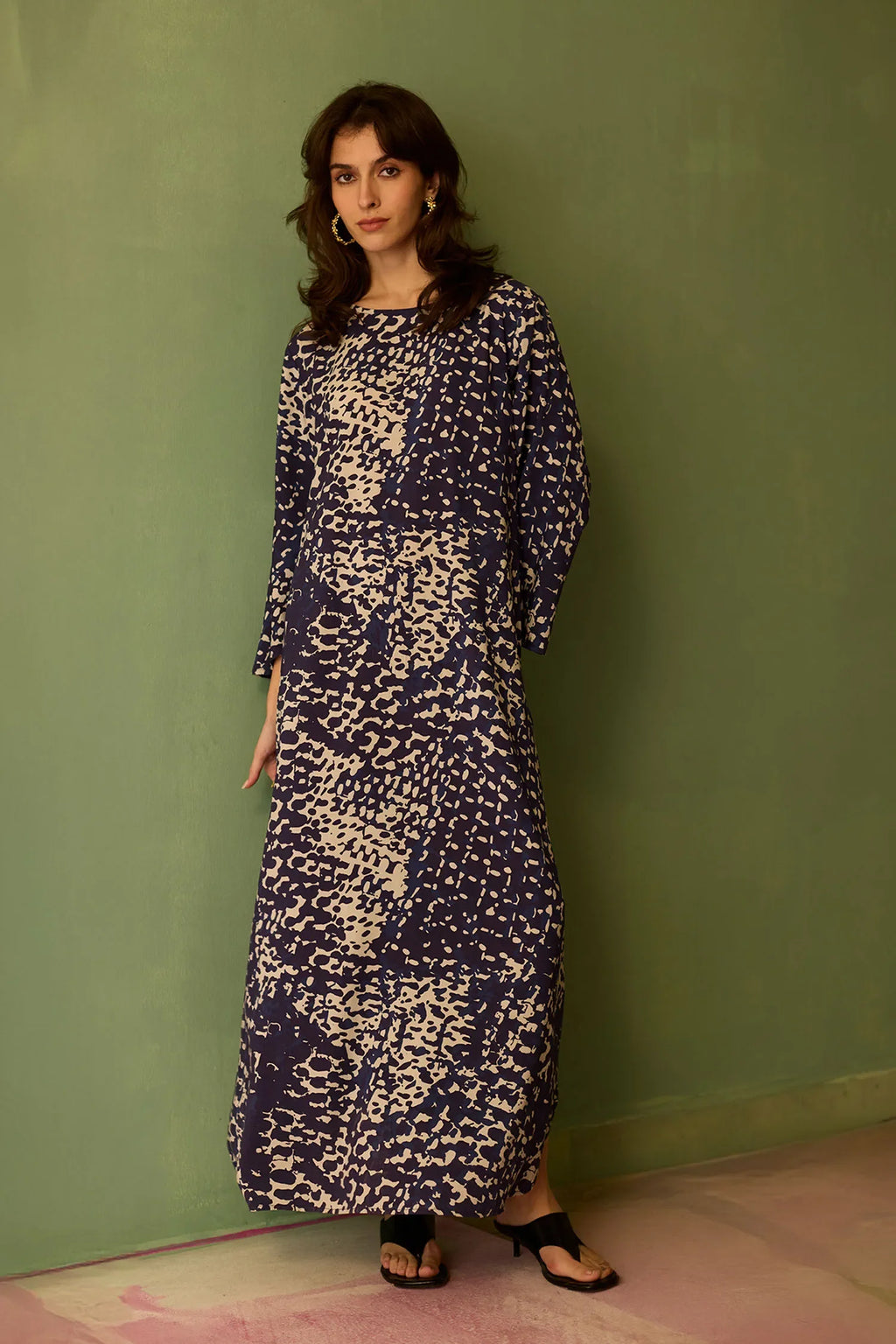 Dapple Abstract Maxi Dress