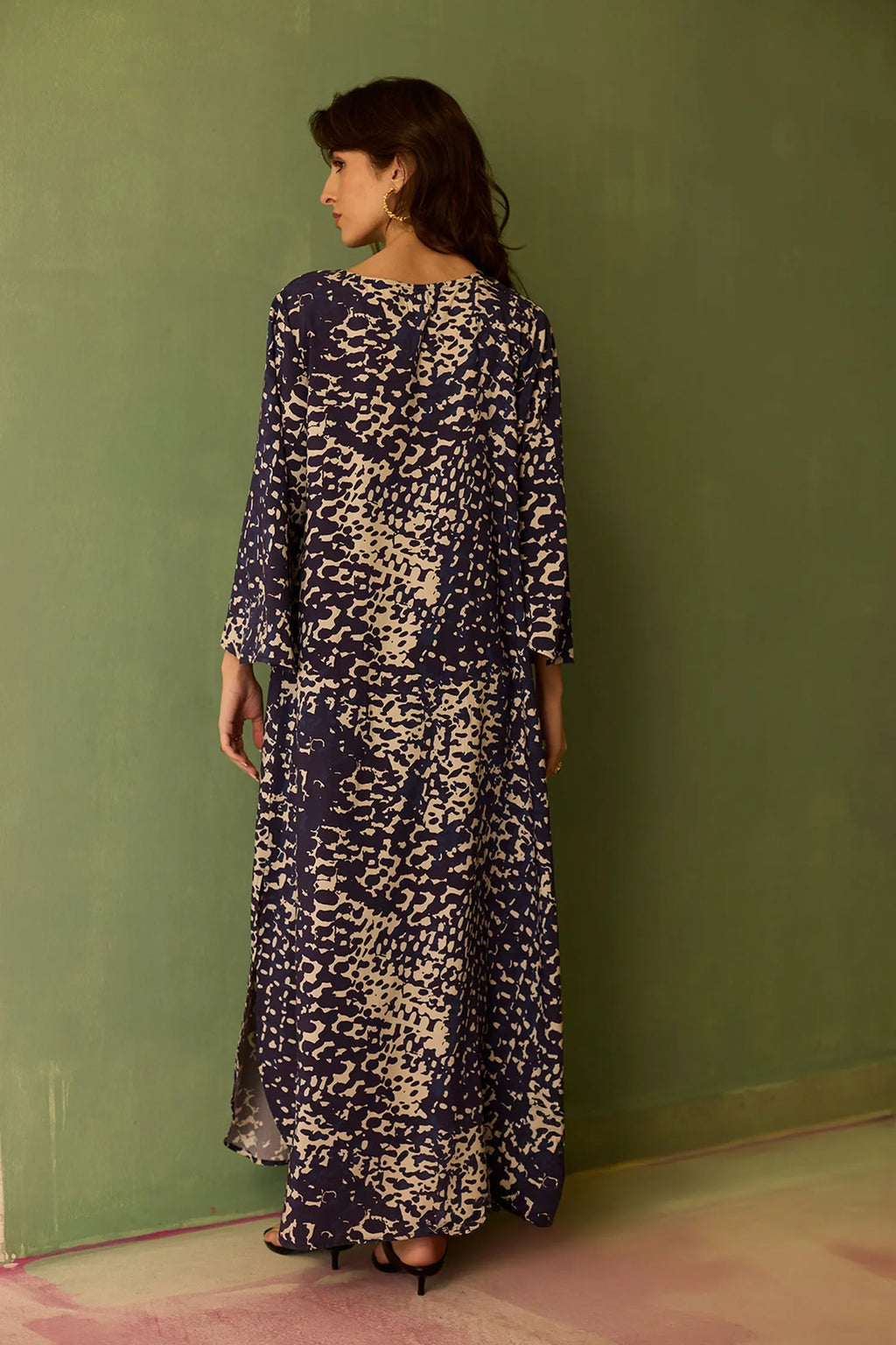 Dapple Abstract Maxi Dress