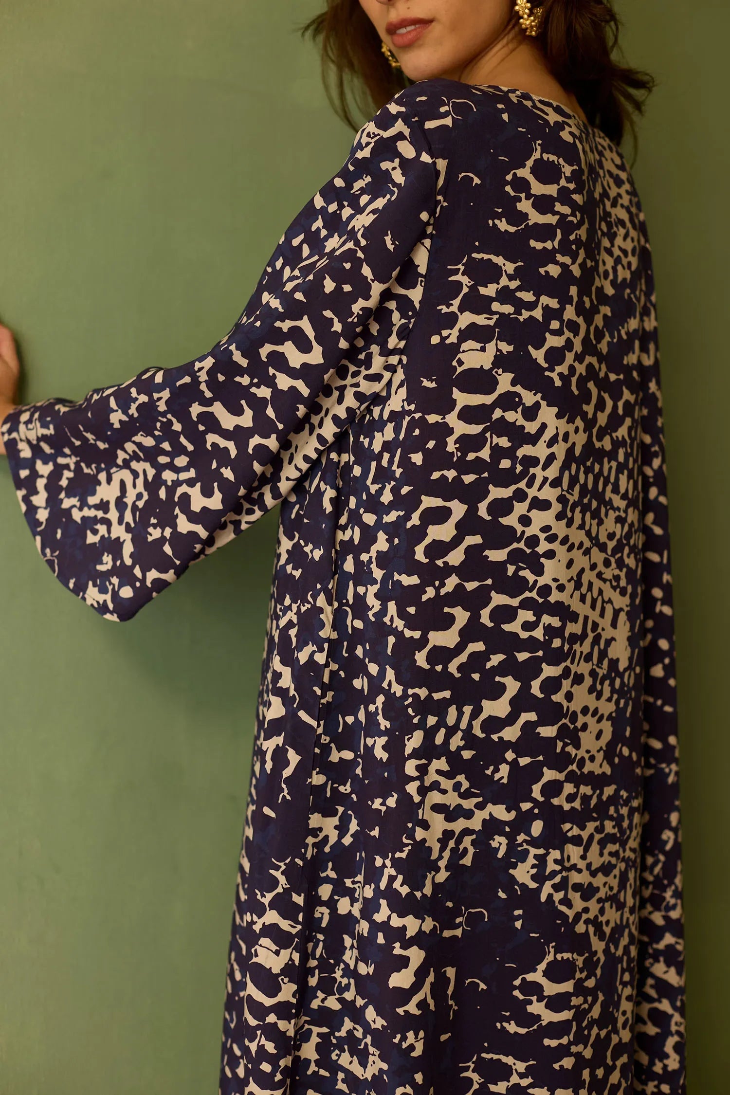 Dapple Abstract Maxi Dress