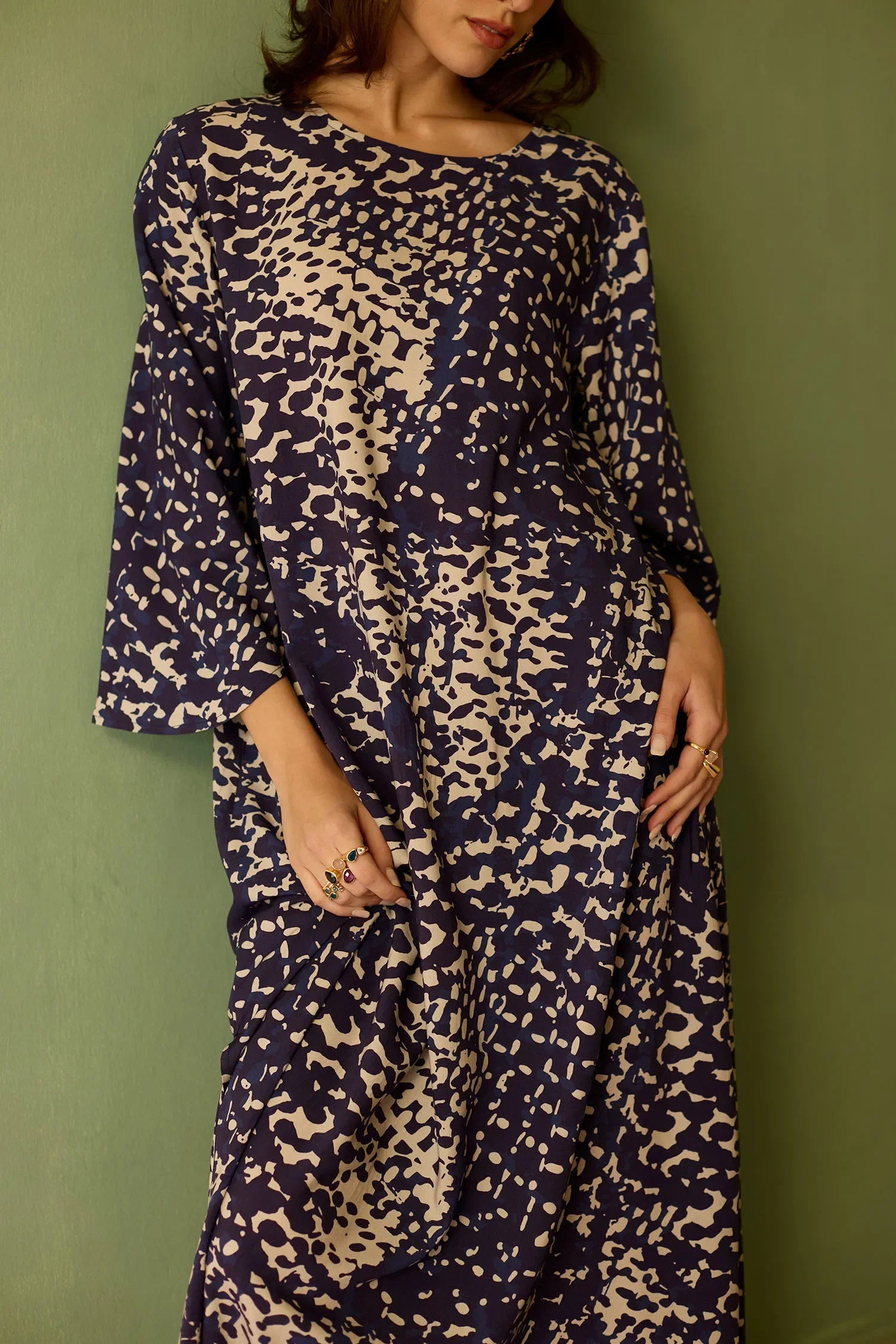 Dapple Abstract Maxi Dress