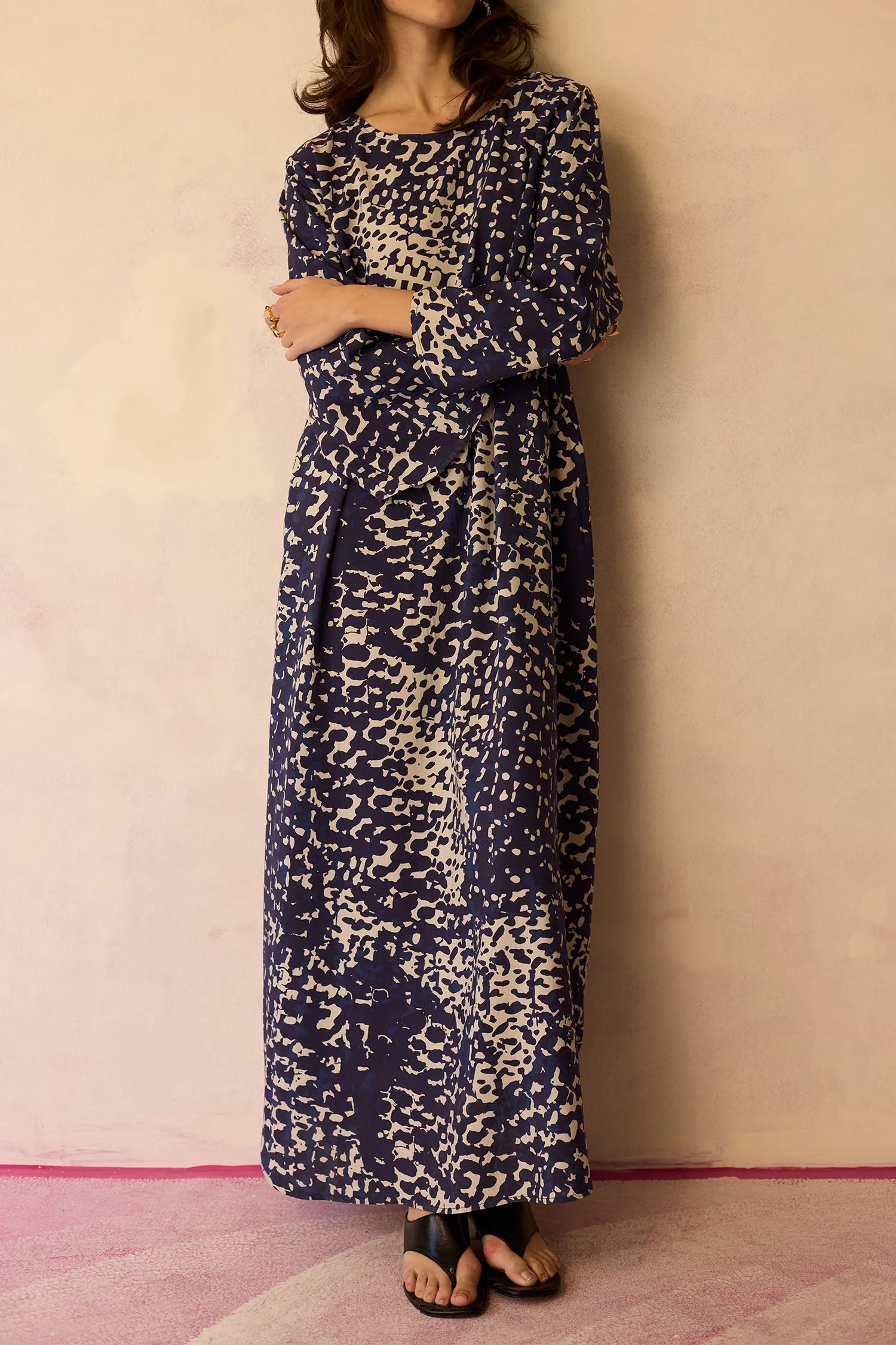Dapple Abstract Maxi Dress