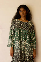 Moss Abstract Maxi Dress