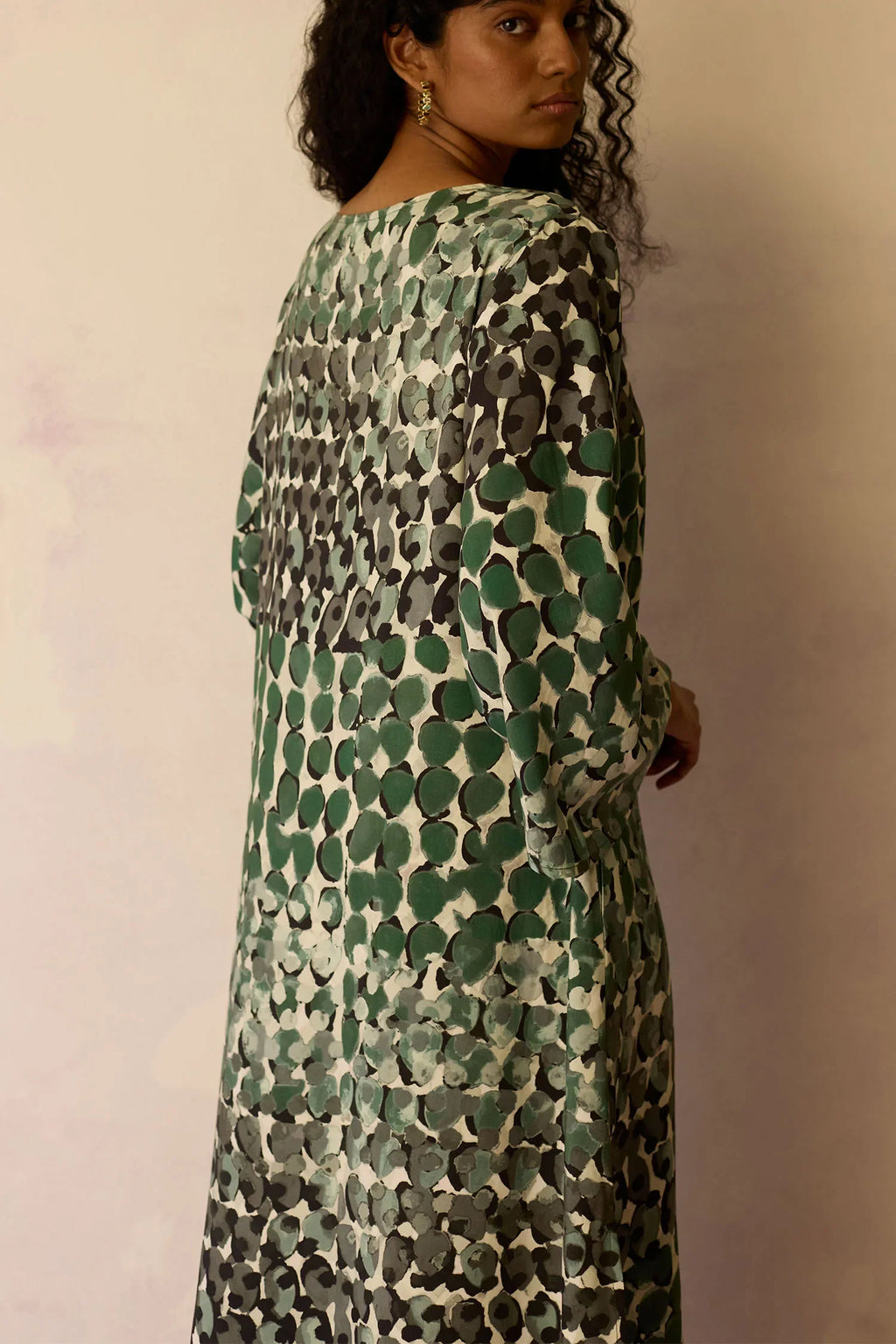 Moss Abstract Maxi Dress