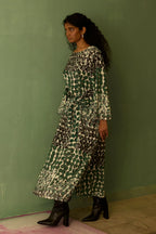 Moss Abstract Maxi Dress