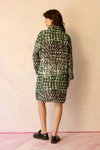 Moss Abstract Relaxed Dress