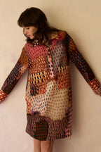 Ember Abstract Relaxed Dress