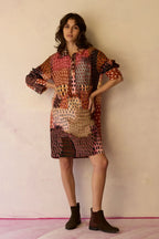 Ember Abstract Relaxed Dress