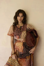 Ember Multi-tonal Tiered Maxi Dress