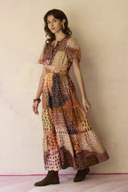 Ember Multi-tonal Tiered Maxi Dress