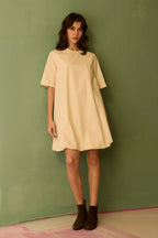 Ivory Bubble Mini Dress