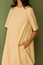 Ivory Bubble Mini Dress