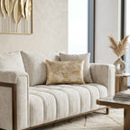Safara Ivory Gold Lumbar Pillow - SAFARA02C-IVGD