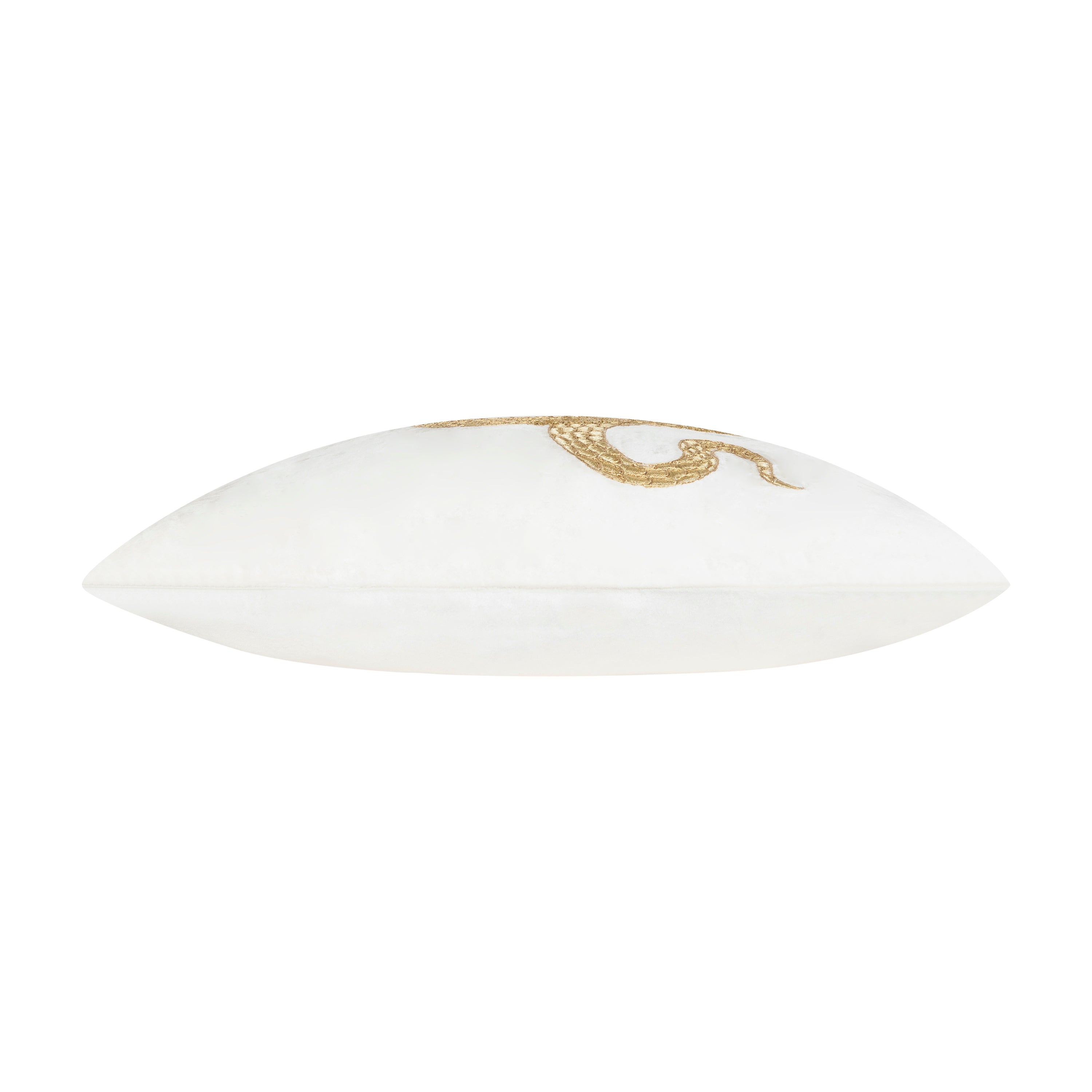 Safara Snake Ivory Gold PIllow