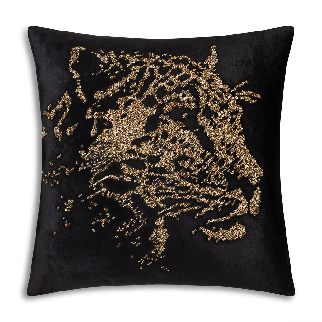 Safara Gilded Leopard Pillow