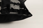Santana Shadow Ikat Pillow – Black