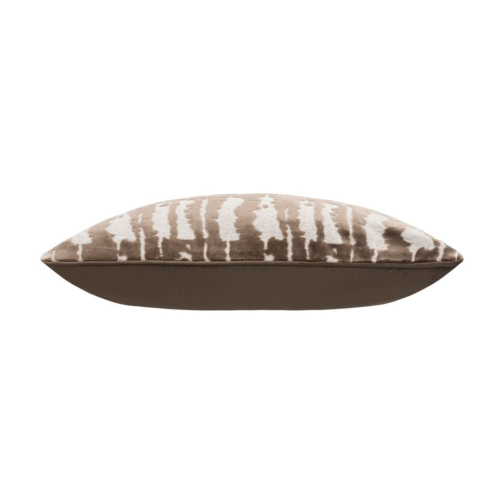 Santana Shadow Ikat Pillow – Coffee