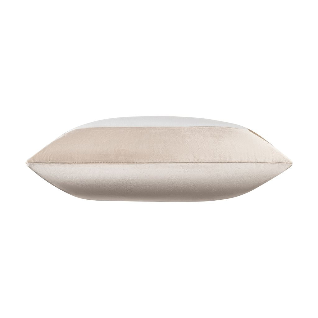 Santorini Ivory and Champagne Euro Sham