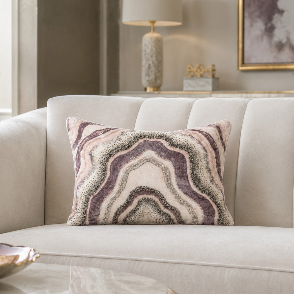 Sanya Blush Oblong Pillow - SANYA01C-MT