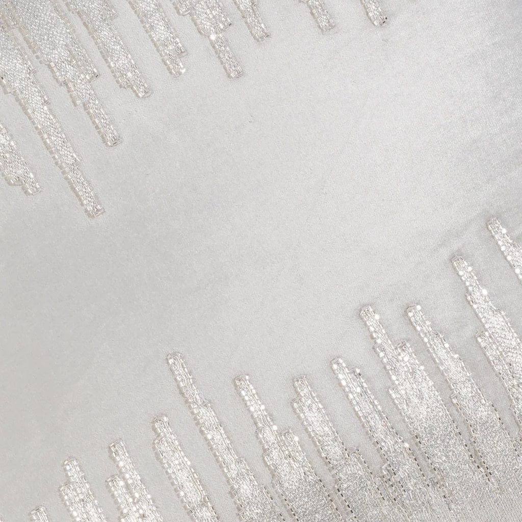Sayra Grey Silver Pillow