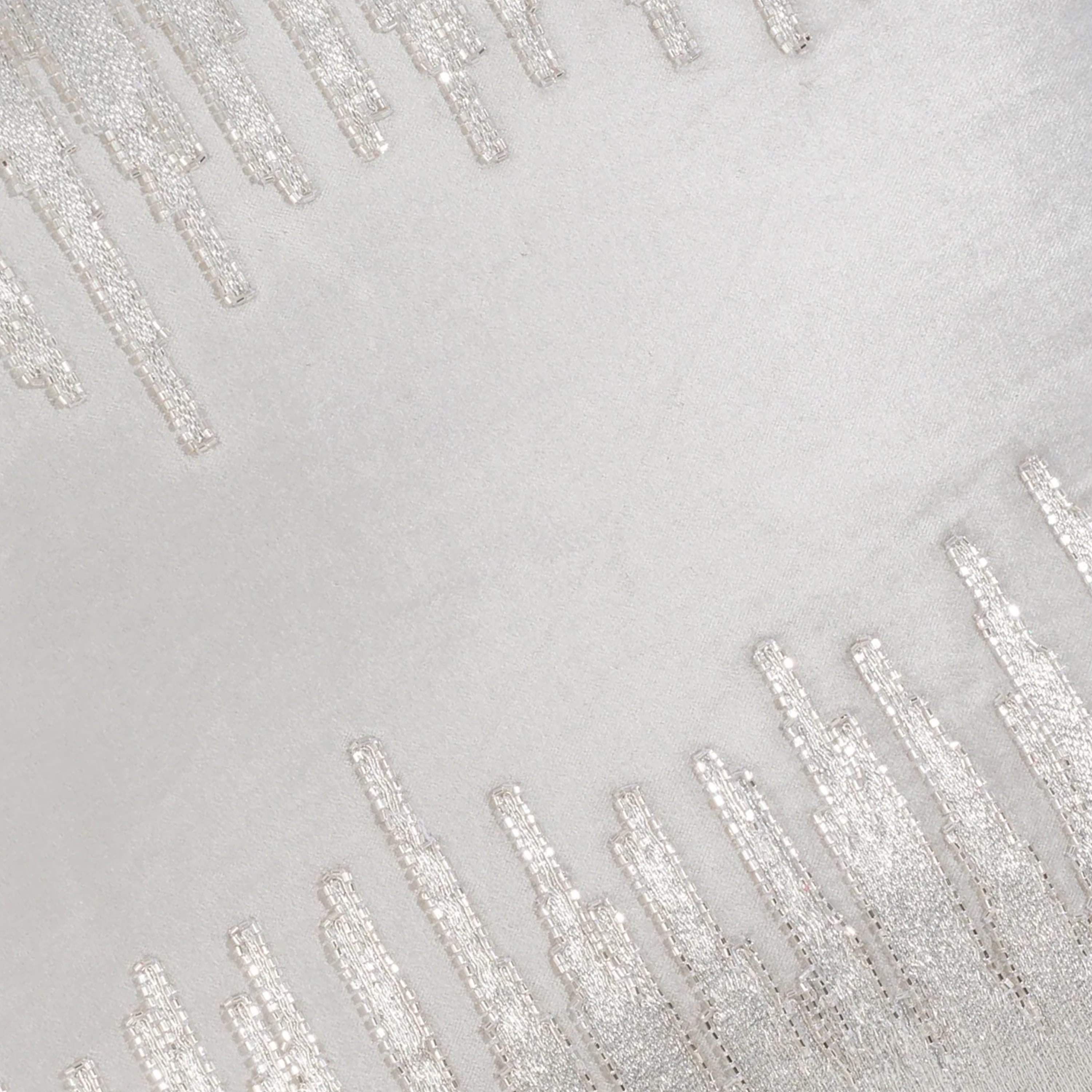 Sayra Grey Silver Pillow
