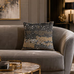 Sayra Charcoal Gold Pillow - SAYRA03J-CHGD