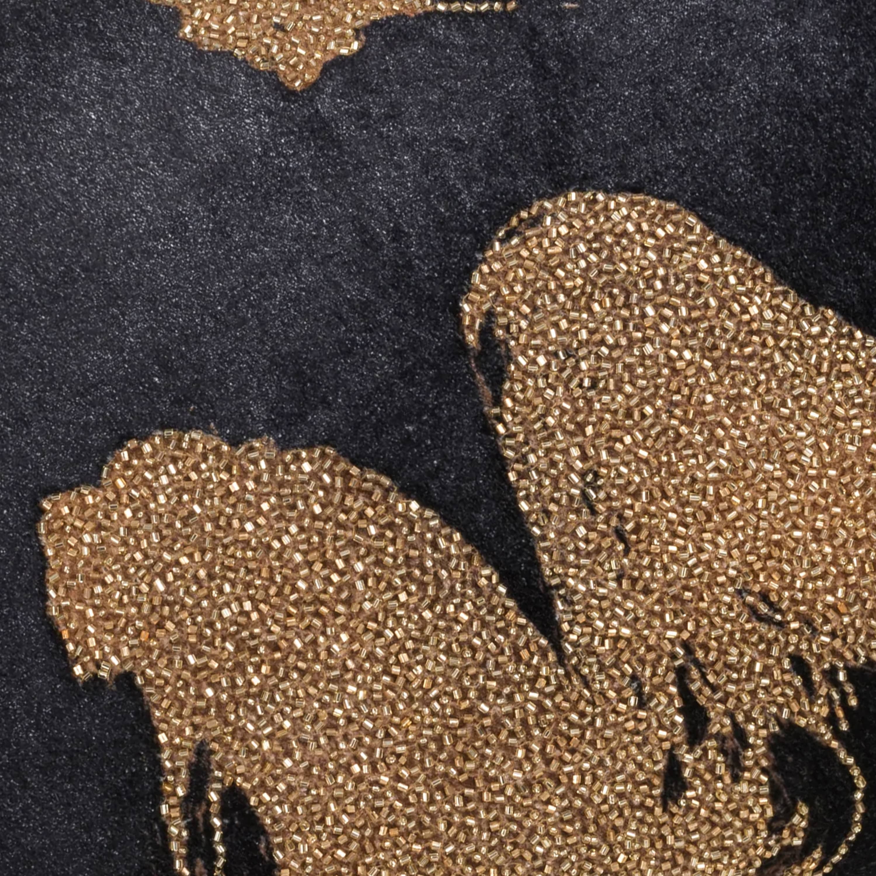 Sayra Black Gold Pillow