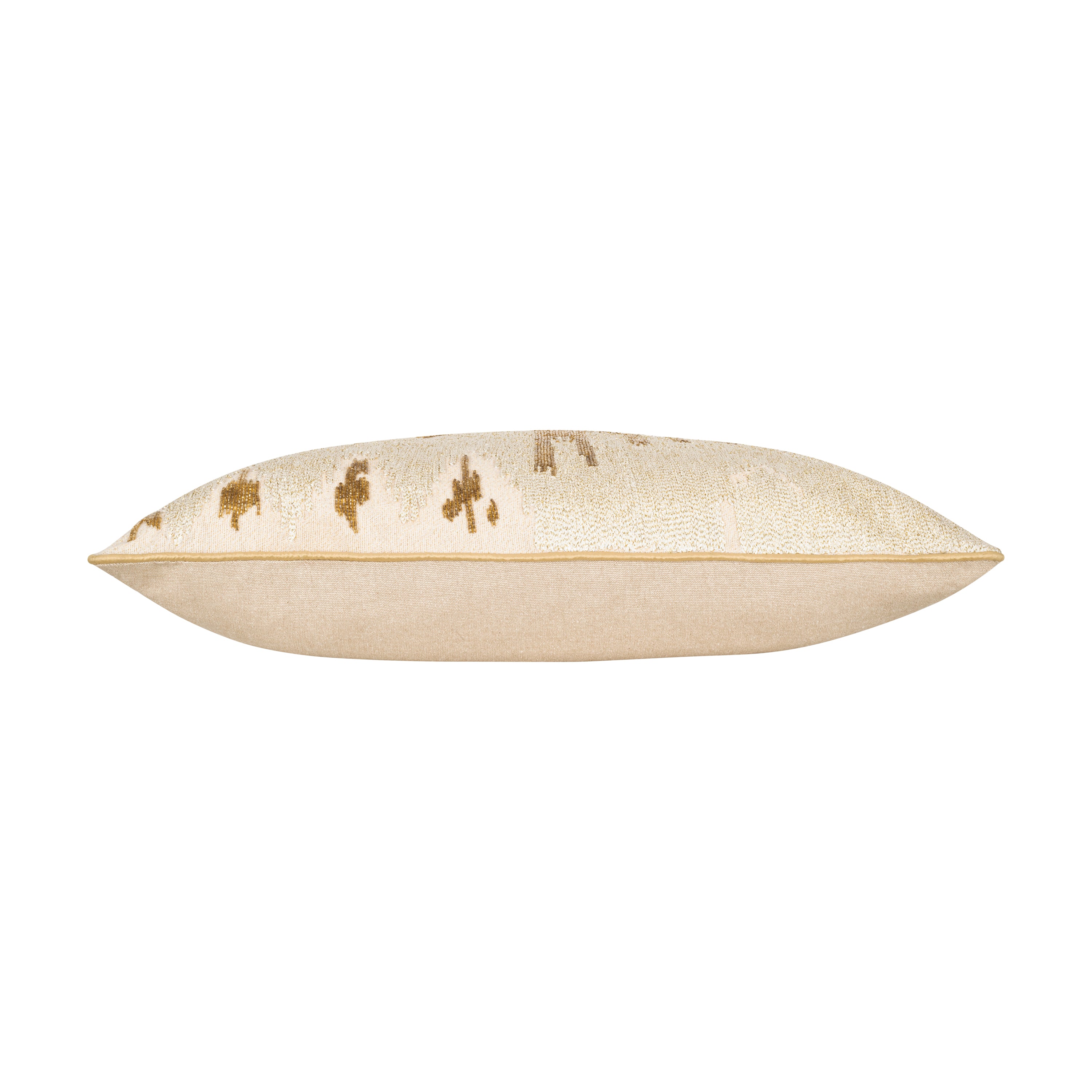 Sayra Ivory Gold Pillow