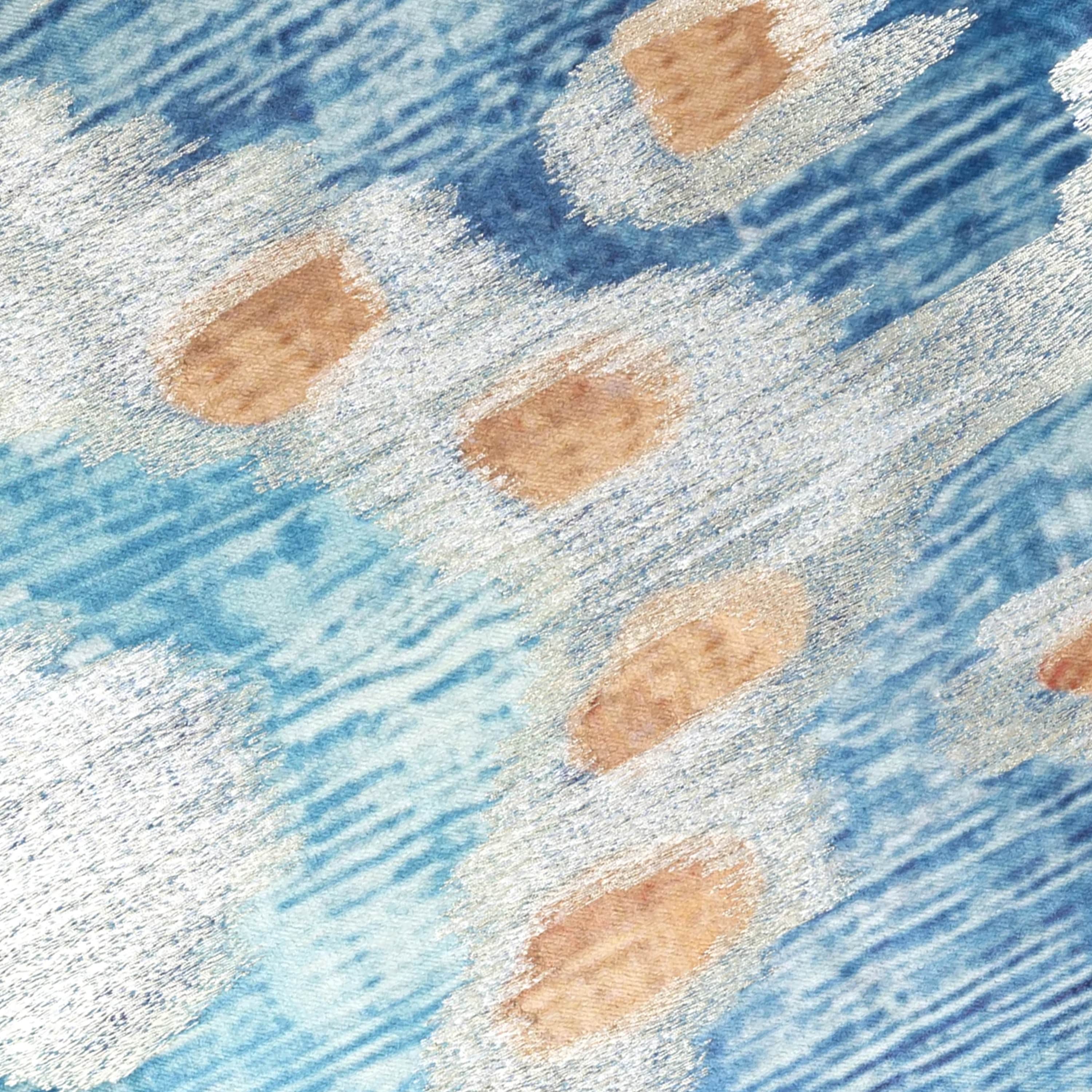 Serino Blue Velvet Pillow