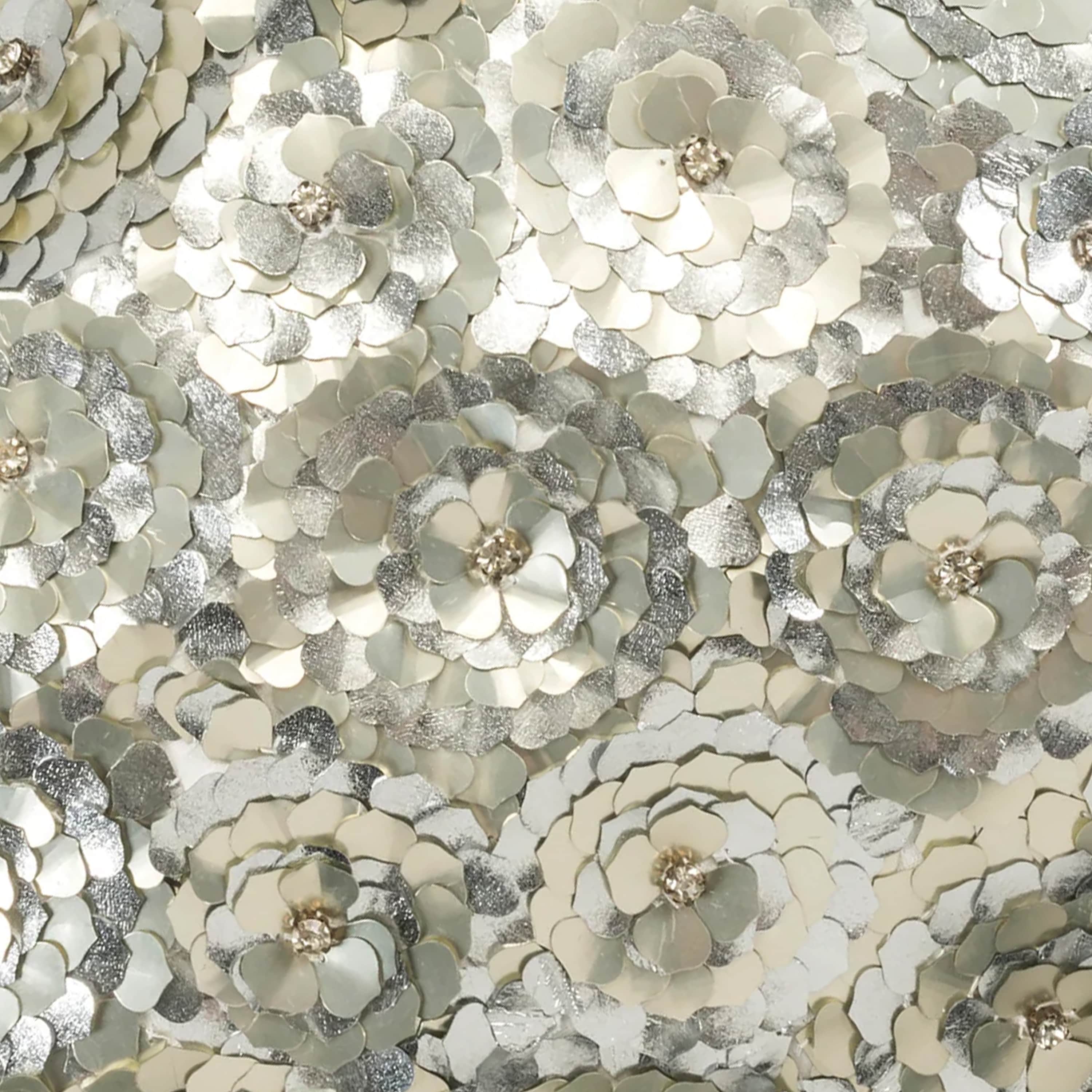 Sivo Ivory Silver Linen Pillow