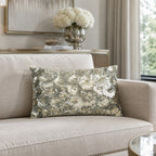 Sivo Ivory Silver Linen Pillow - SIVO01C-IVSV