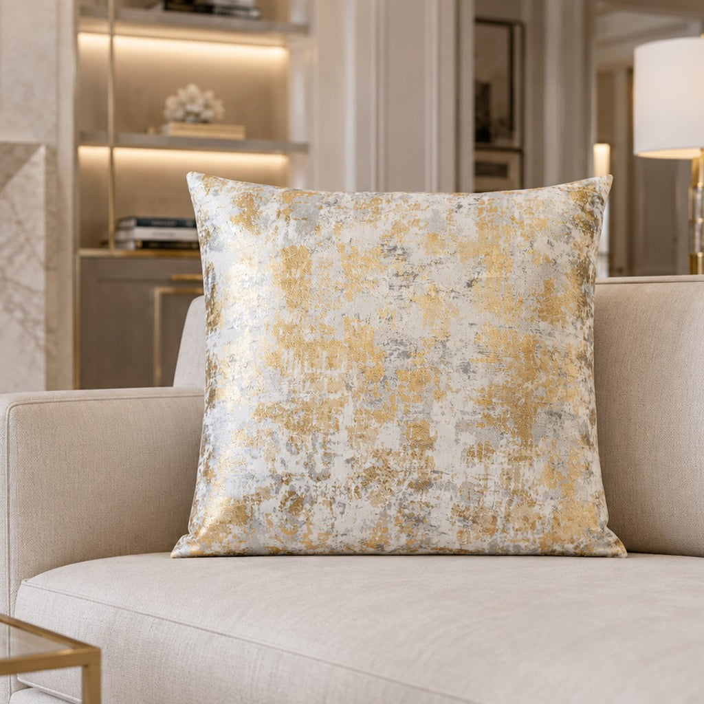 Sona Gold Silver Pillow - SONA01J-GDSV