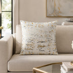 Sona Silver And Gold Pillow - SONA01J-SVGDSV