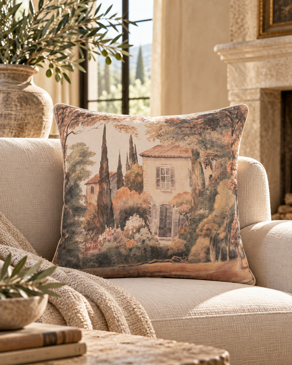 Spain Countryside Pillow