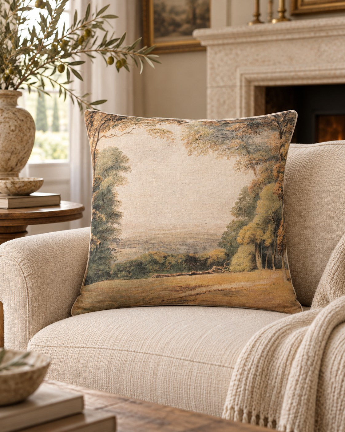 Spain Villa Pillow
