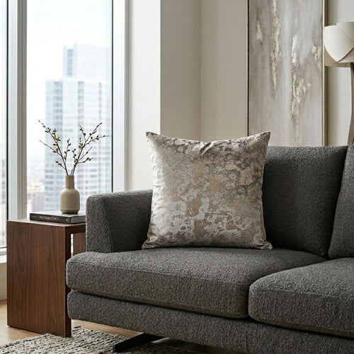 Syros Grey Gold Pillow - SYROS03J-GYGD
