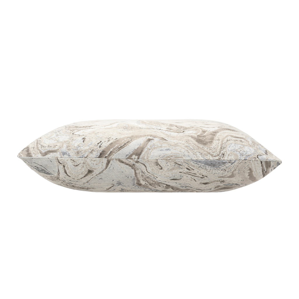 Theo Grey Marble Pillow