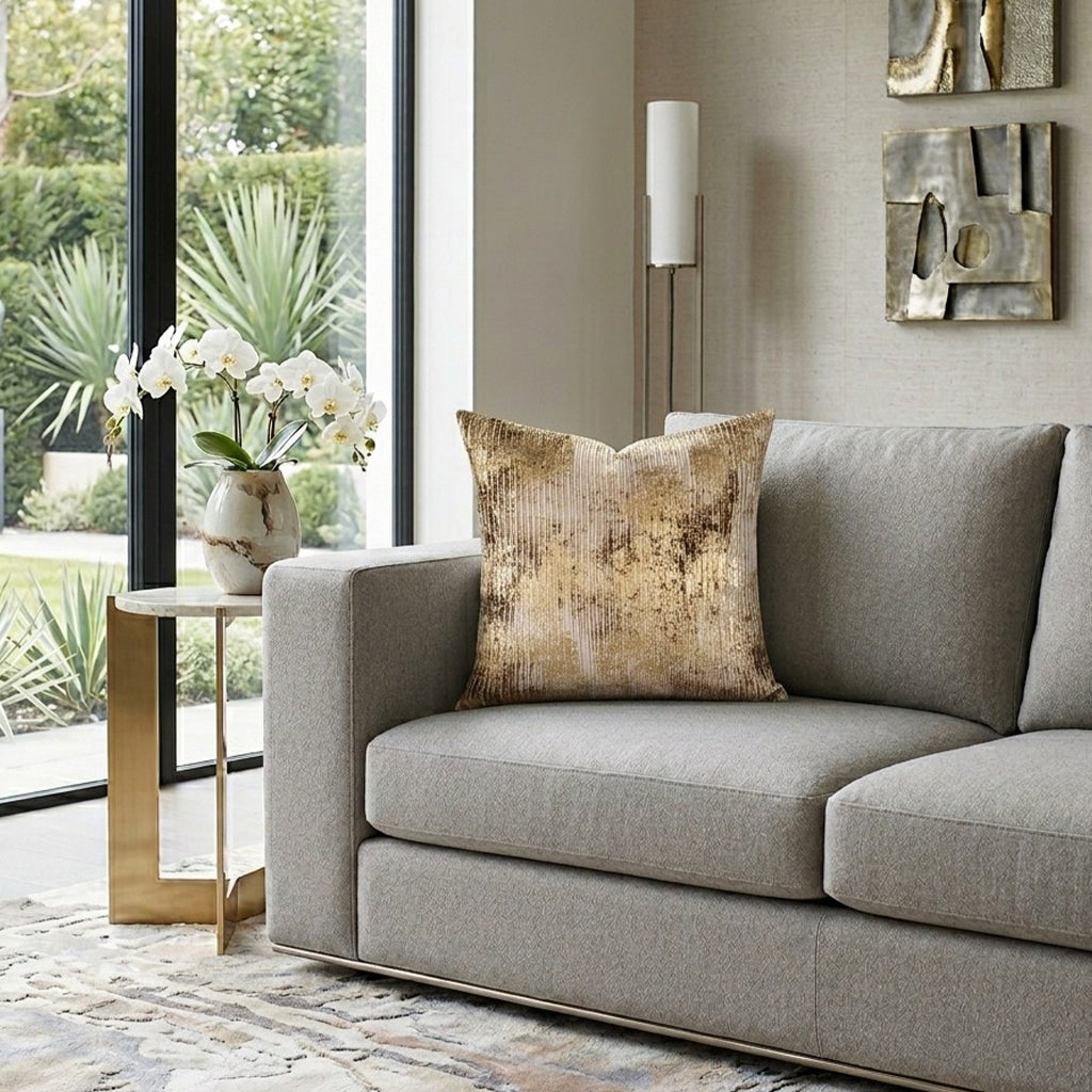 Vega Ivory Gold Pillow - VEGA01J-IVGD