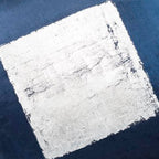 Verona Navy Silver Velvet Pillow