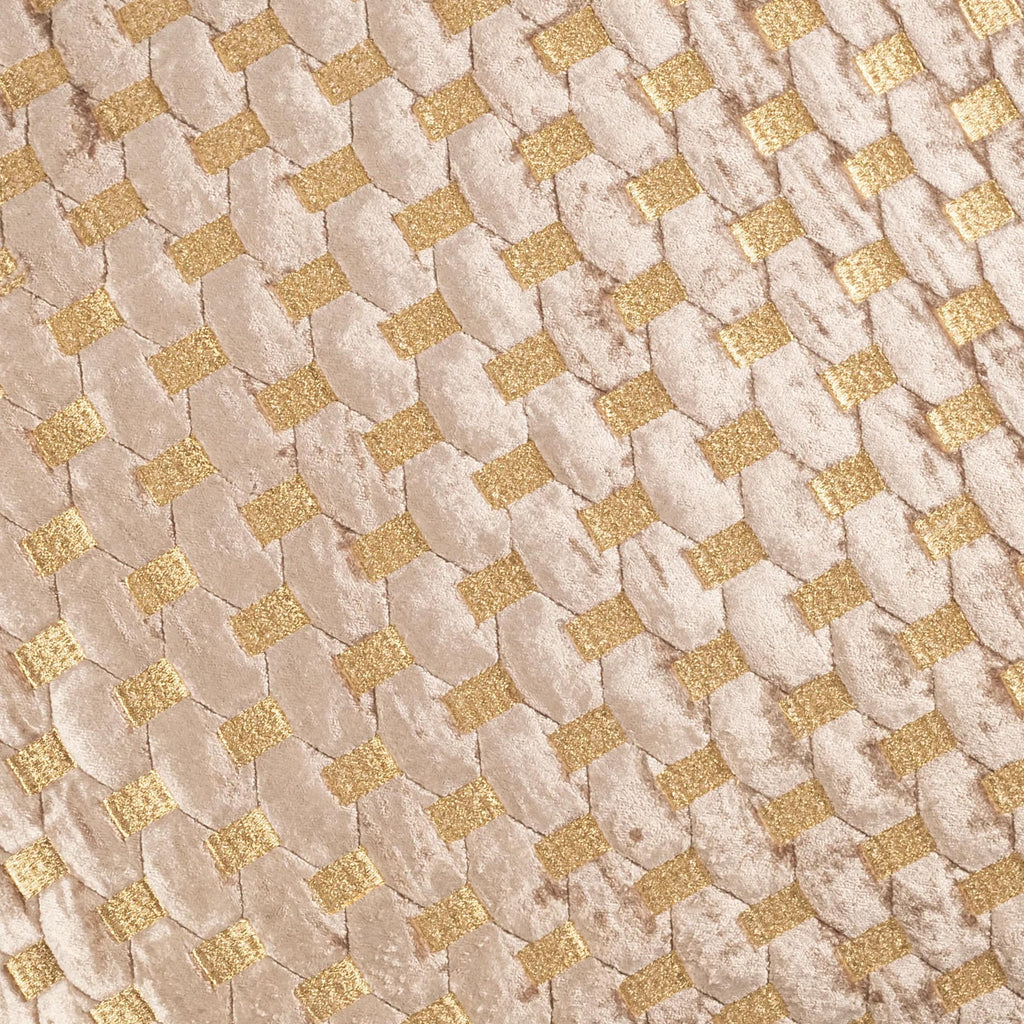 Verona Beige Gold Pillow