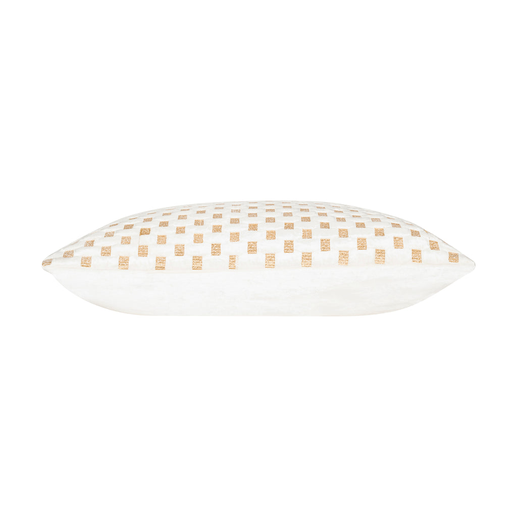 Verona Ivory Gold Pillow